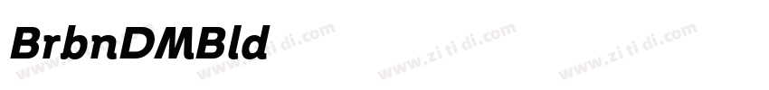 Boriboon DEMO Bold字体转换